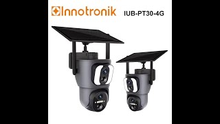 Solární otočná 4G duální IP kamera Innotronik IUB-PT30-4G