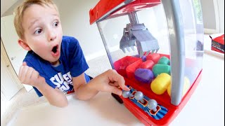 Father & Son EPIC CLAW GAME! / Prizes At Home!