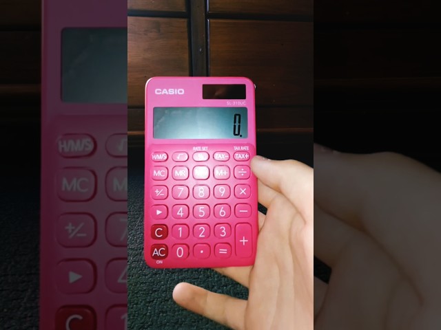 Vídeo relacionado con Cientificas y Financieras marca CASIO modelo CASIO Calculatrice de poche 10 chiffres Violette SL-310UC-PL-S-EC