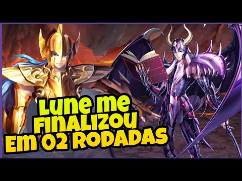 Lune de Balron Me Rebentou no Triângulo de Ouro do Kanon de Dragão Marinho - Saint Seiya Awakening