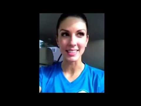 Miss Oklahoma, Alex Eppler, gives special encouragement to Karsyn.