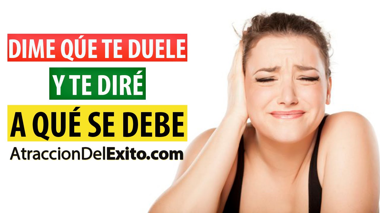 Dime Qué te Duele y te Diré a Qué Se Debe - BIOENERGIA, BIONEUROEMOCION