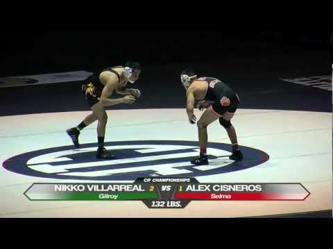 132 Alex Cisneros vs Nikko Villarreal - CIF State Championship 2012