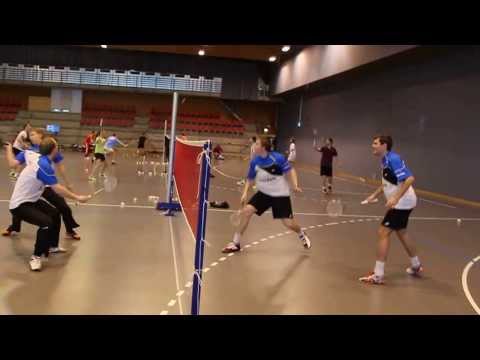 Meespaari soojendus enne kohtumist Hollandiga