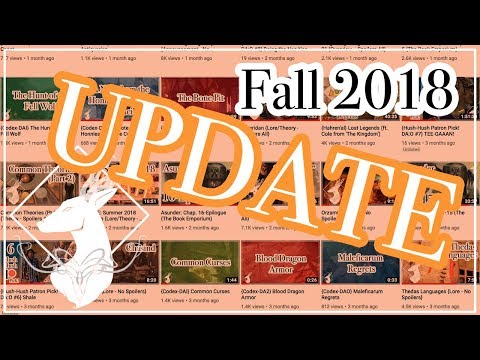 UPDATE: Fall 2018 Round-up {Lore/Theory - Spoiler All}