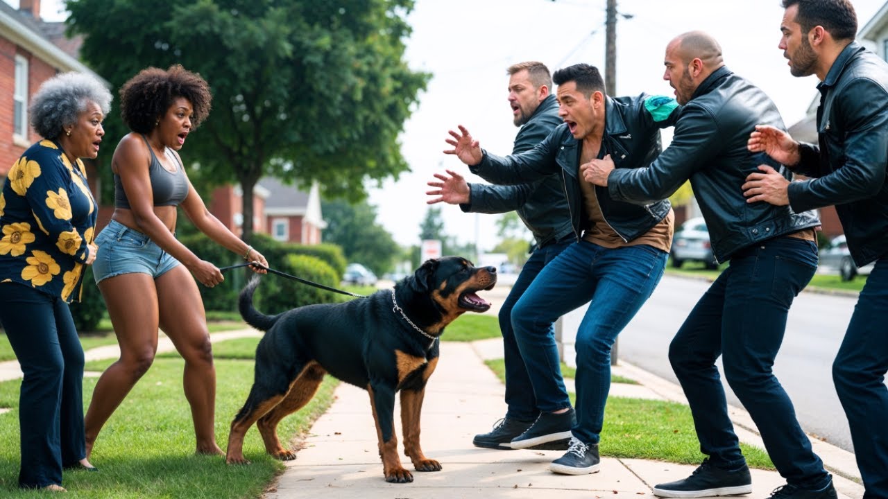 ADOLESCENTE E SUA AVÓ SÃO ATACADAS NA PORTA DE CASA, MAS SEU ROTTWEILER É UM ASSASSINO