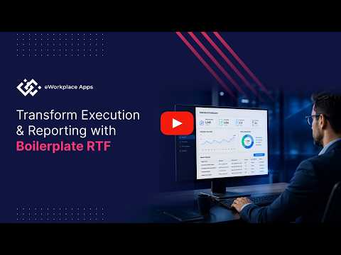 Transformation de l’exécution et des rapports avec Boilerplate RTF