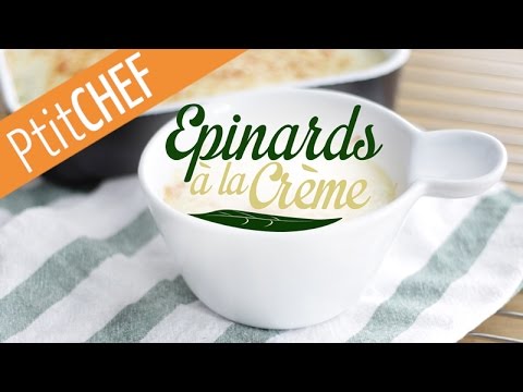 Recette Épinards à la crème, Ptitchef.com, Pas à pas, Stop Motion