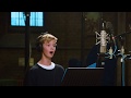 Welsh boy treble Cai Thomas (12y) sings Laudate Dominum | from the recording studio
