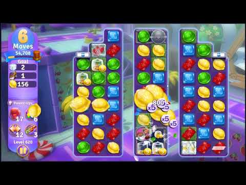 Wonka's World of Candy Level 620 - NO BOOSTERS + FULL STORY 🍫 | SKILLGAMING ✔️