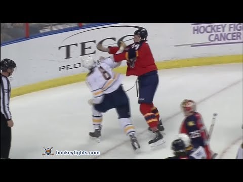 Cody McCormick vs Erik Gudbranson Oct 25, 2013