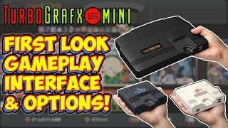 FIRST LOOK! TurboGrafx-16 & PC Engine Mini Gameplay & UI Footage!