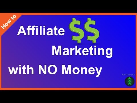 How to Start Affiliate Marketing with NO Money