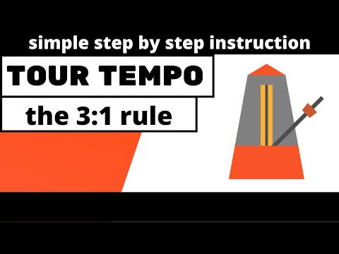 Tour Tempo - The 3-1 Rule...