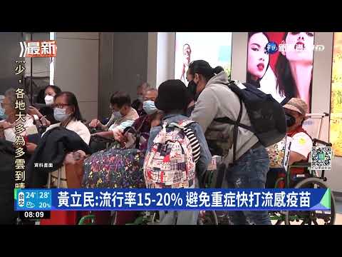 黃立民示警"今年流感大年" 流感恐怕大爆發