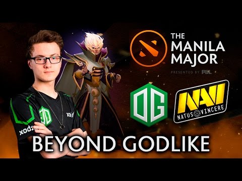 OG vs NaVi on Manila Major — Miracle Invoker beyond godlike