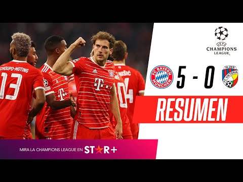 Video: Bayern Múnich aplastó al Viktoria Plzen