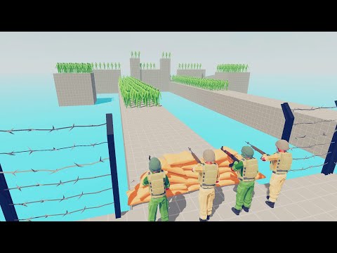 Zombie 100 Units vs Army - Totally Accurate Battle Simulator TABS