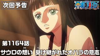 ONE PIECE 1164話予告「サウロの想い　受け継がれたオハラの意志」