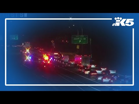 Northbound I-5 lanes blocked near 220th Street SW after ‘serious’ motorcycle crash