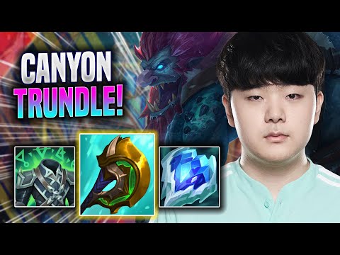 CANYON TRIES NEW TRUNDLE BUILD! - DK Canyon Plays Trundle JUNGLE vs Vi! | Season 2022