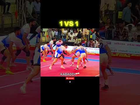 1 vs 1 Kabaddi 🔥 Powerful Raid vs Strong Defender 💪 | Kabaddi Shorts #shorts