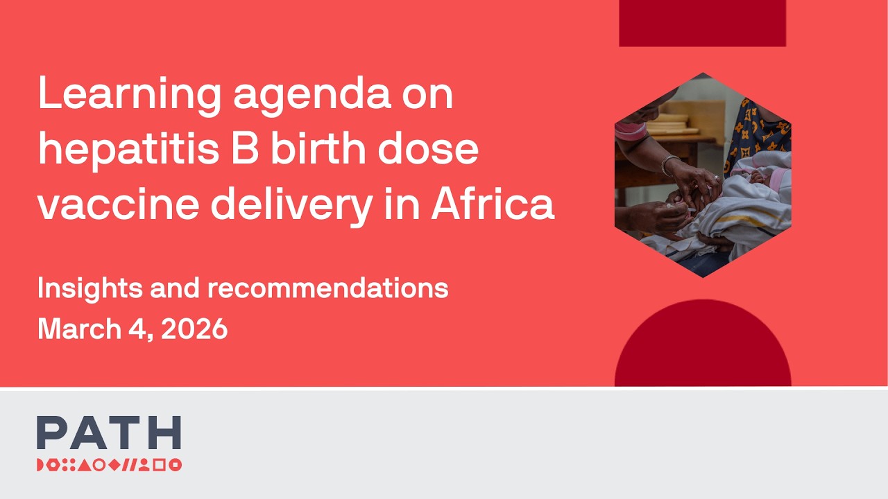 Learning agenda on hepatitis B birth dose vaccine delivery in Africa