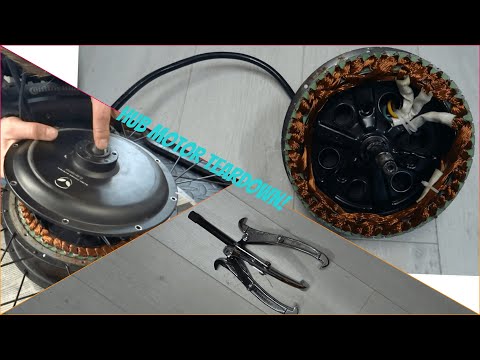 How to disassemble an eBike hub motor | 8kW Enduro MSVA eBike V3 Build