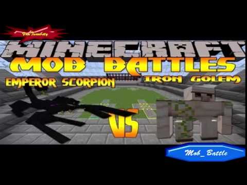Minecraft:Minecraft Mob Battles - Minecraft Mods [SPIDERZILLA VS MOBZILLA]
