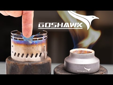 Goshawk OP-100 Swirling Flame Alcohol Stove & AZ-100 Windproof Stand Review.
