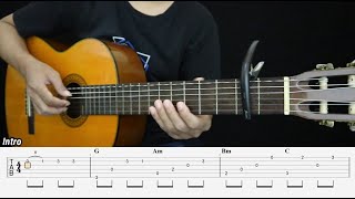 I Knew I Loved You - Savage Garden - Fingerstyle Guitar Tutorial + TAB &amp; Lyrics