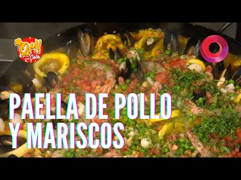 Paella de pollo y mariscos | #QuéMañana