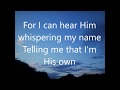 Anointed - The Call - God Is All Around Us (Lyrics)