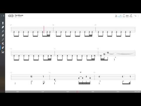 Queen - The Miracle (BASS TAB PLAY ALONG)