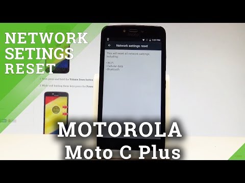 How to Reset Network Settings on MOTOROLA Moto C Plus - Reset Saved Wi-Fi |HardReset.Info