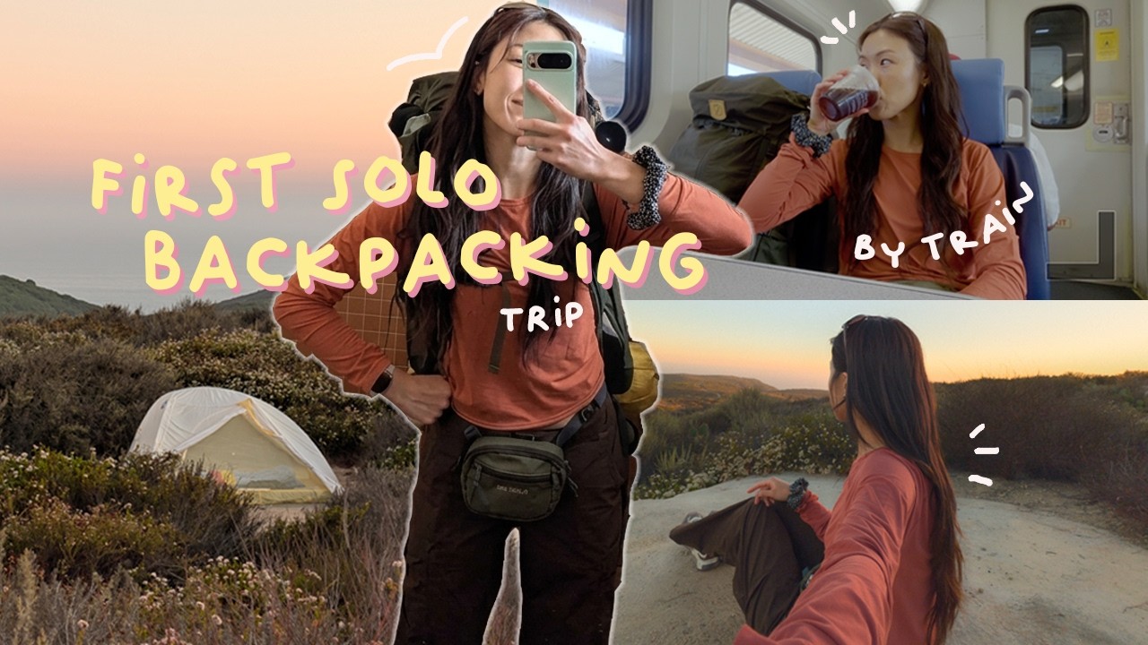 I took public transit to my first solo backpacking trip
