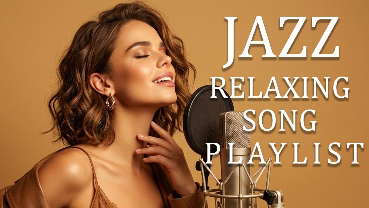 Smooth Jazz Harmony | Gentle & Healing Jazz for Stress Relief (Lyrics, 1 Hour)