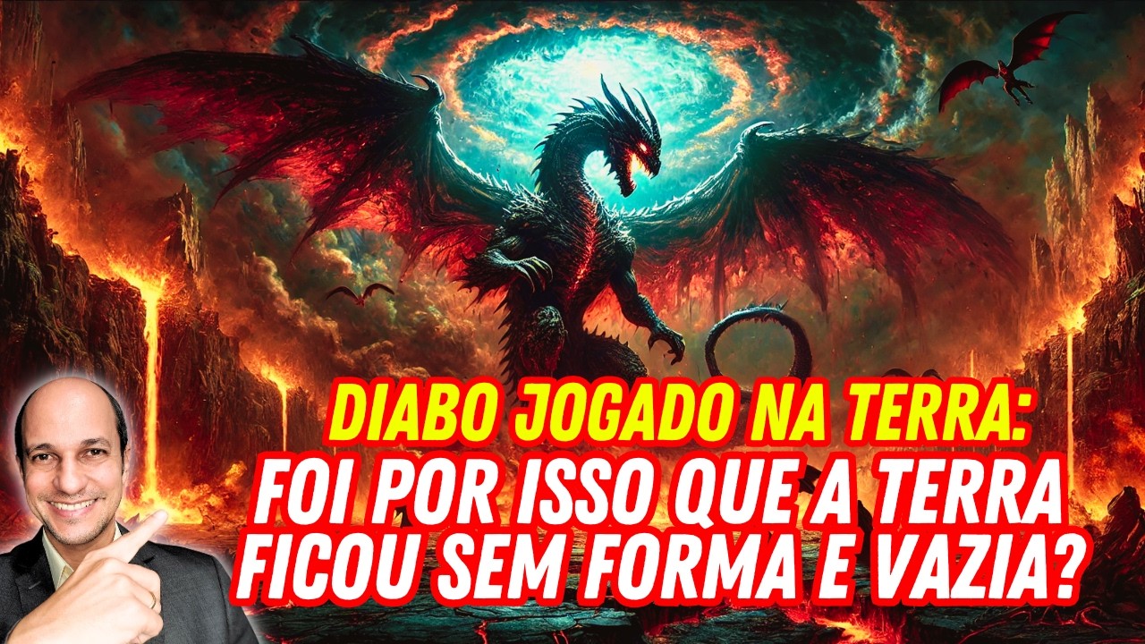 TERRA SEM FORMA E VAZIA (Gênesis 1): Foi por que o diabo foi expulso do céu e lançado na terra?