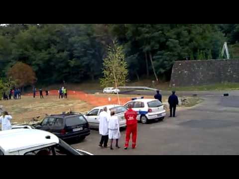 Brdska trka Negotin 2010, sloba nikolic i vlada panic kod manastira po kisi