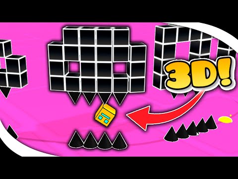 I played the 3D version of GEOMETRY DASH (3DASH)