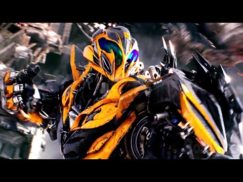 Bumblebee fights robot dogs | Transformers 4 | CLIP