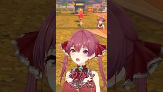 ゲーム『トモダチコレクション』で、コイン回しで予想外の結果に驚くマリン船長