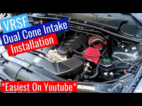 BMW N54 Dual Cone Intake (DCI) Install + Sound 335i, 135i, 535i, *Easiest On Youtube*