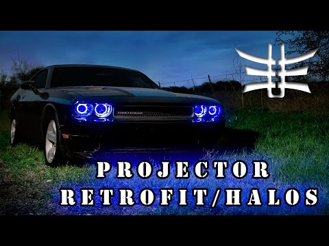 Challenger Projector Retrofit + Demon Eye HALOs