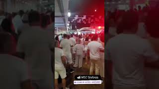 Msc Party aboard Msc Sinfonia with msc friend regiane picinin #mscsinfonia  #msccruises #mscfriends