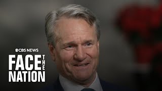 Bank of America CEO says "the market will punish people if we don't have an independent Fed"