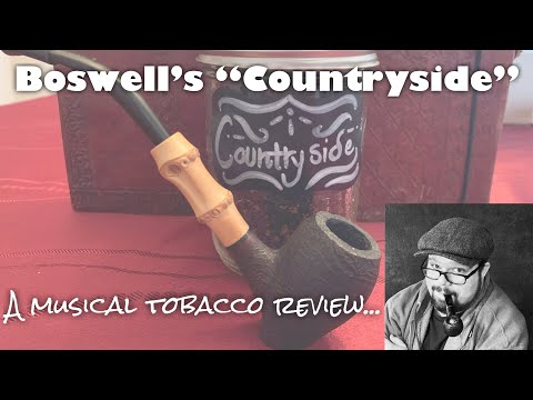 Boswell's Countryside Pipe Tobacco: A Musical Review...and my Tsuge pipe!