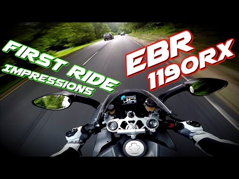 EBR 1190RX first ride impressions / Rev Bombed Girl like a Boss