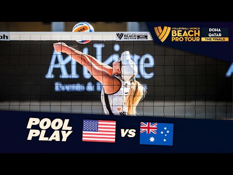 Nuss/Kloth vs. Mariafe/Clancy - Day 2 Highlights | Doha Finals 2023 #BeachProTour