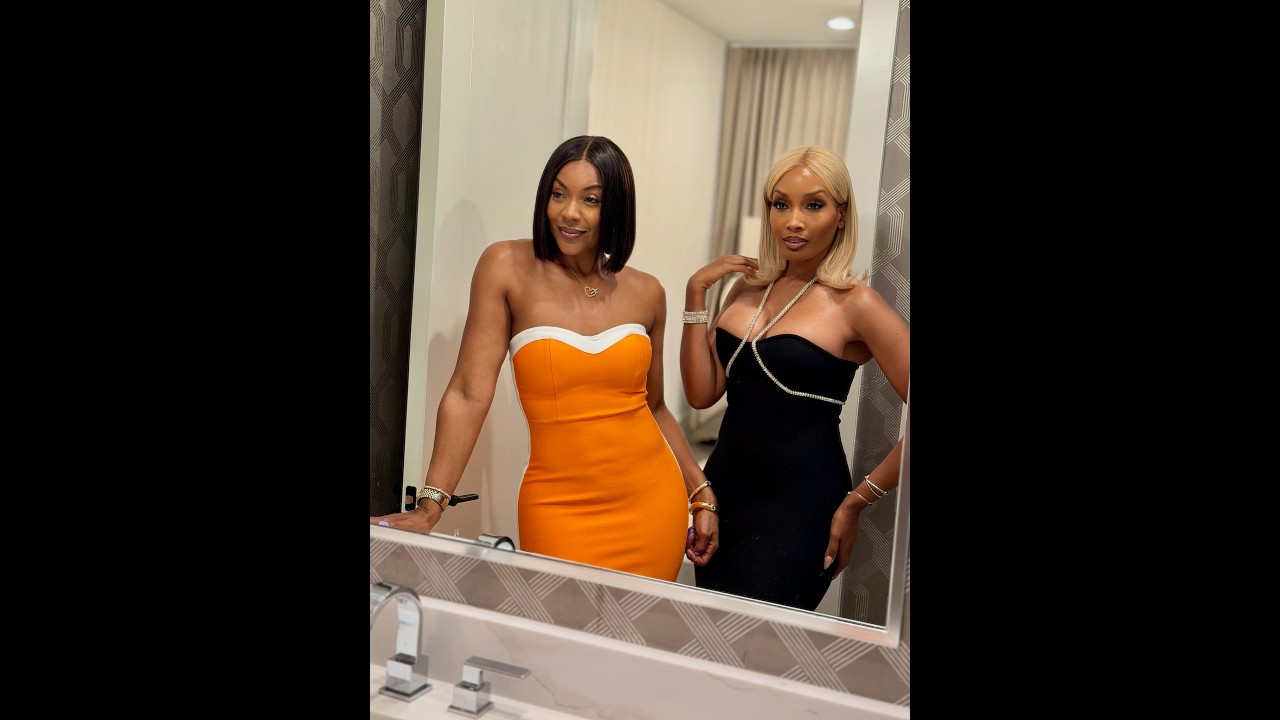 When Amber and Ernestine get ready for the business event!